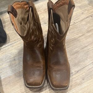 Ariat Tan Leather Western Boots
